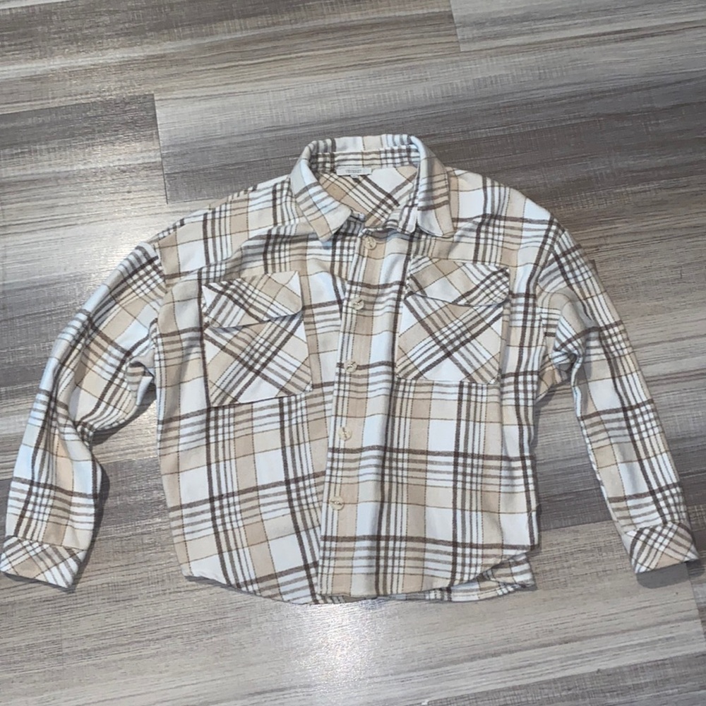 Beige Shacket